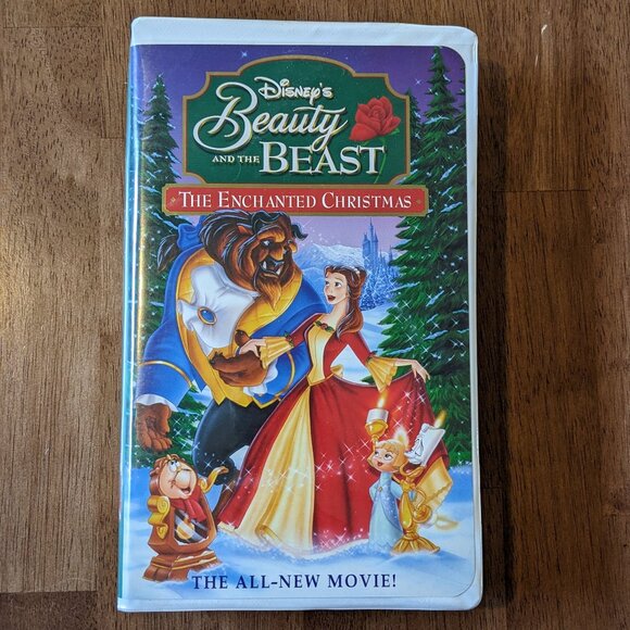 Beauty and the Beast Enchanted Christmas VHS - Picture 1 of 8